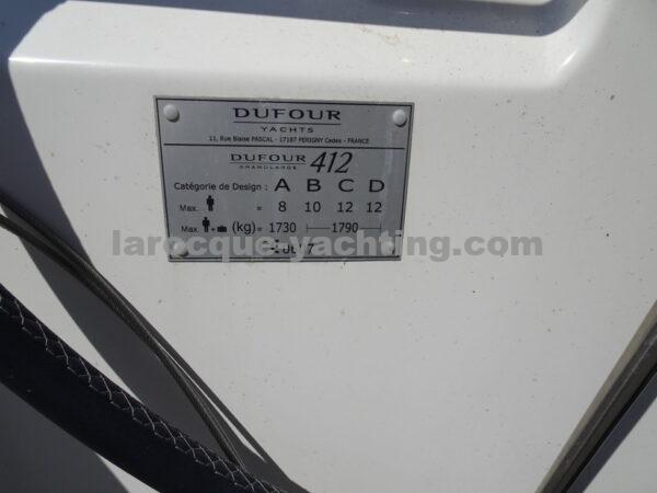 DUFOUR 412 Grand Large 36